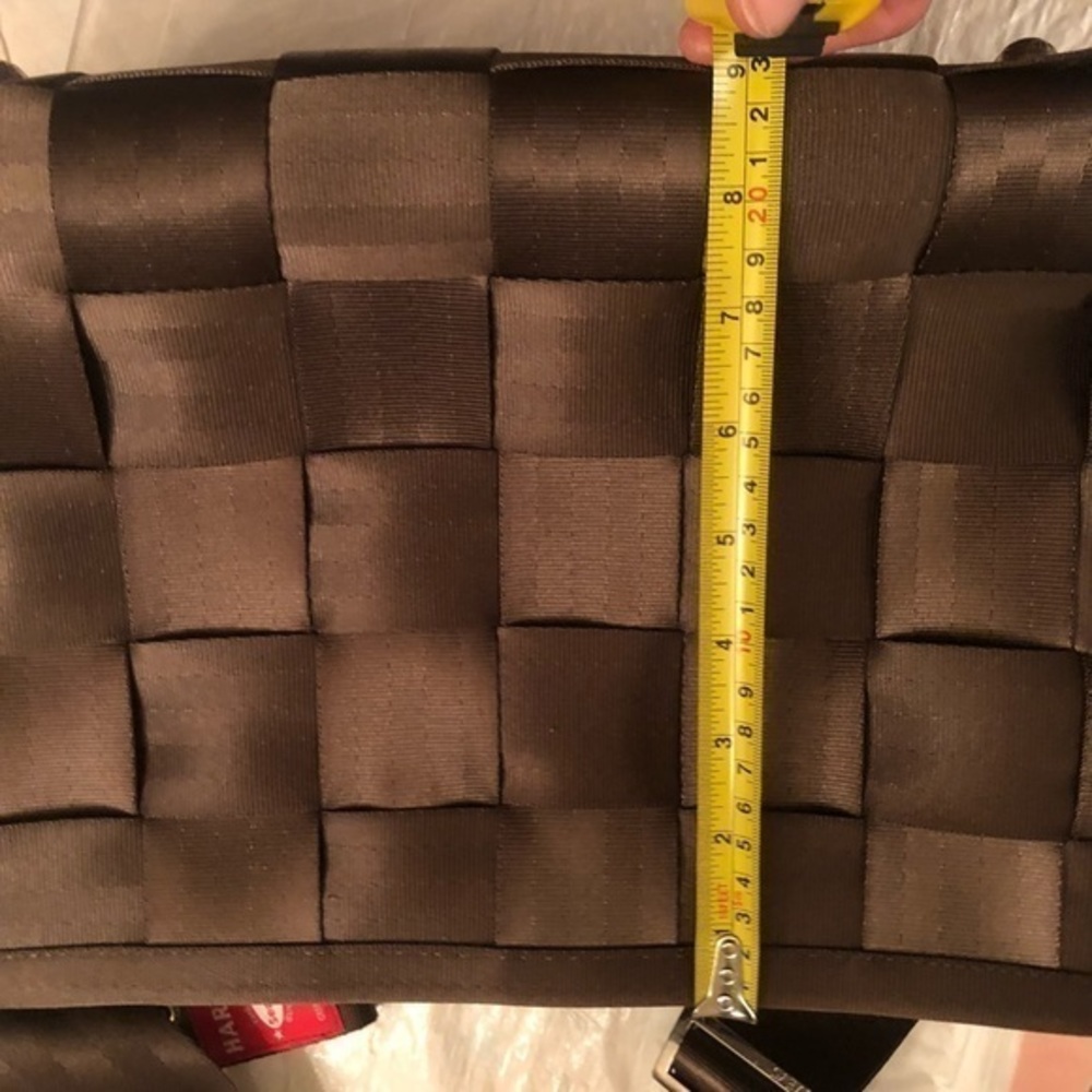Harvey’s original seatbelt bag brown convertible messenger tote bag adjustable - Picture 4 of 10